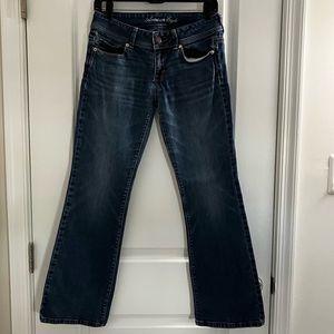 AMERICAN EAGLE JEANS | vintage stretch original boot blue jeans | size 4…
